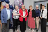 (L-R): Joe Garvey, Richmount Rural Community Association; Donna Stewart, You Can Help; Lord Mayor Councillor Mary O’Dowd; Geraldine Lawless, Portadown 2000 & Sustain; Gail Redmond, Via Wings and Charlene Stoops, Interim Chief Executive ABC Council.