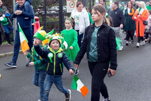 The St Paul's GAC St Patrick's Day parade. LM12-218.