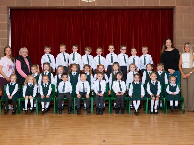 Moyallon Primary School P1 class.