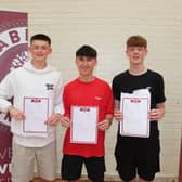 Happy GCSE Students at Abbey