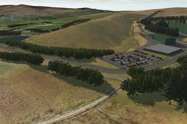 How Dalradian envisages the Curraghinalt site would look in the future. Credit: Dalradian