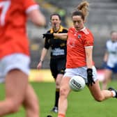 Caroline O'Hanlon pictured in action for Armagh.
