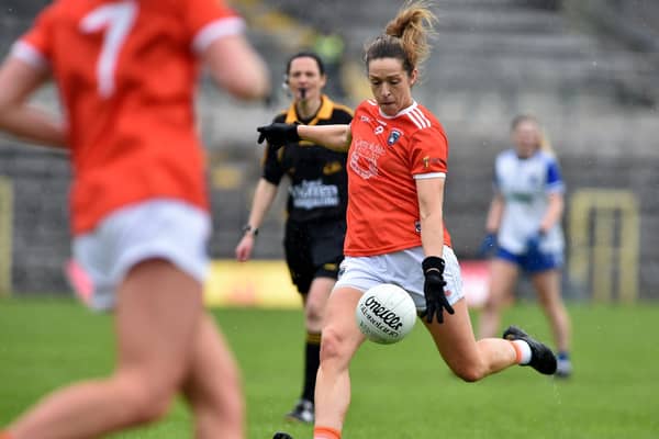 Caroline O'Hanlon pictured in action for Armagh.
