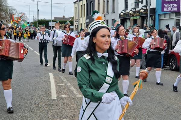 Thousands of people attended the St Patrick's Day parade in Magherafelt. Credit: NI World