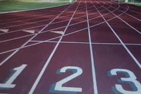 Proposed running track. Pic: Mid and East Antrim Borough Council