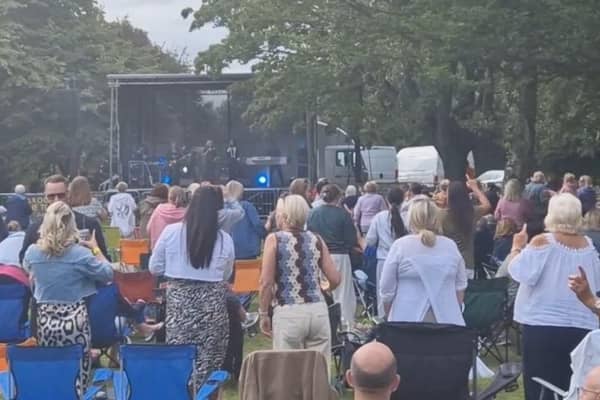 Carrick’s Around The Town music festival finished in style on Saturday afternoon with a fantastic turn-out at Shaftesbury Park.  Photo: NI World