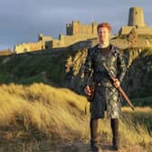 Robert Lundgren aka Ragan the Viking at Bamburgh Castle