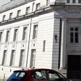 Mid and East Antrim Borough Council headquarters at The Braid, Ballymena. Photo: Local Democracy Reporting Service
