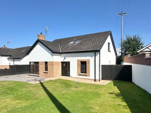 The immaculately presented detached chalet bungalow and garage on Magherafelt’s Hospital Road.