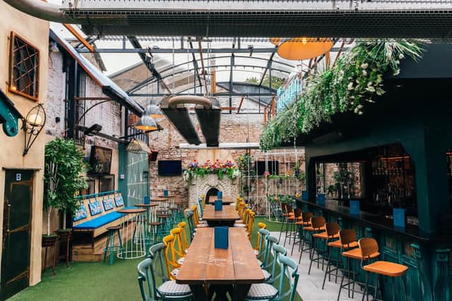 Based in Cookstown, The Jailbird Bar is a modern speakeasy bar with a bright twist thanks to its vibrant interior. Picture: Jailbird Garden Bar via Facebook