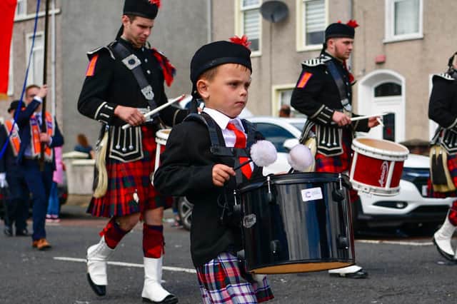 This young band member was perfectly turned out for the Coleraine parade.