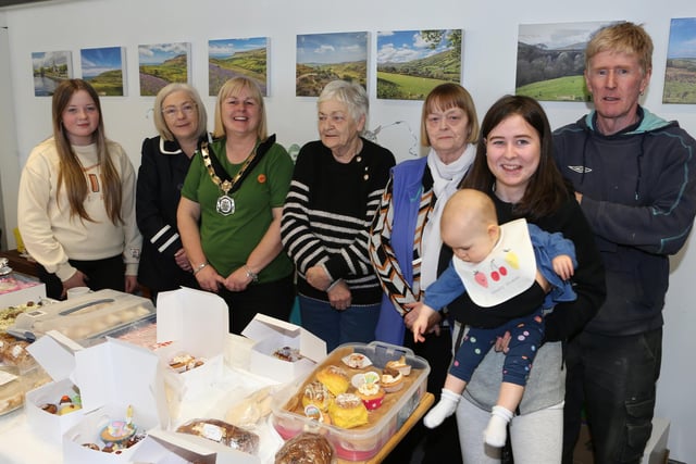 Pictured at the RNLI Coffee morning in Cushendall