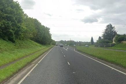 General view of the  Lisnevenagh Road, Ballymena. Photo by: Google