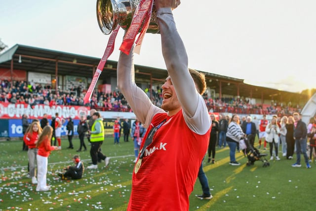 Scenes of celebration at Inver Park.
