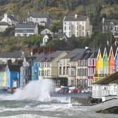 The scene in Whitehead in Co Antrim on Saturday morning. Picture: Andrew McCarroll / Pacemaker Press