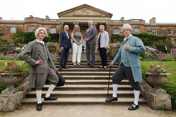 US Consul General James Applegate visited Hillsborough Castle along with representatives from Historic Royal Palaces, Tourism Ireland and Tourism Northern Ireland to launch the new American History Tour. Pic credit: Historic Royal Palaces