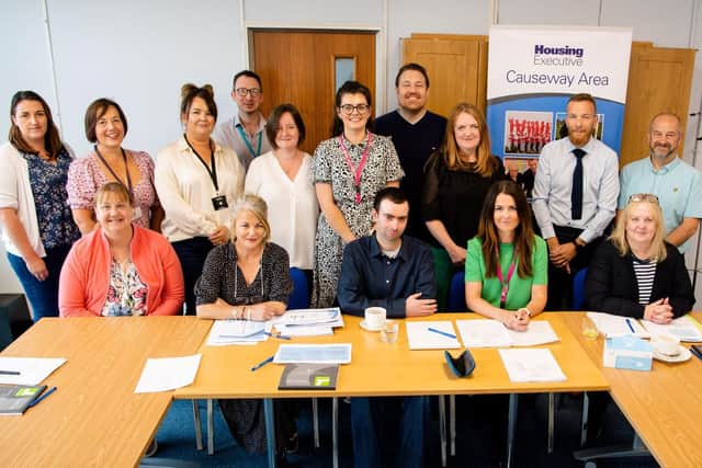 The Housing Executive’s Causeway Area Homeless Action Group held their first ‘in person’ meeting in Coleraine recently with local providers and partner agencies