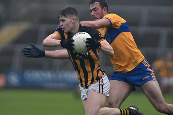 Caolan Finnegan pictured in action for Crossmaglen during the 2022 season.