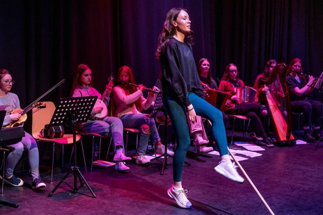 Young musicians, singers and dancers took part in a special performance in Flowerfield Arts Centre, Portstewart to mark the end of the Shared History of Dalriada 2022/23 programme.