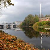 River Bann in Portadown in the constituency of Upper Bann, Northern Ireland.