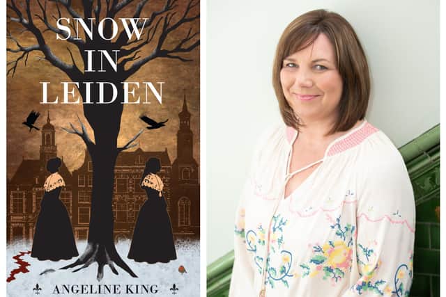 Larne author Angeline King's new novel ‘Snow in Leiden’ is set in The Dutch Republic in 1685. Images: Angeline King