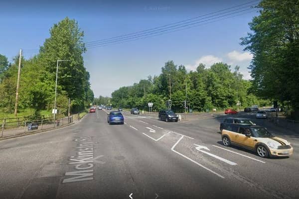 The junction of McKinstry Road and Dunmurry Cutts. (Pic: Google).