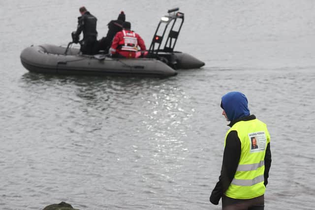 Heartbroken relatives of Gary Patterson, who was last spotted on CCTV leaving his flat in the Priory Gardens area of Larne on October 12, have now drafted in a private search and rescue team.  Photo: PACEMAKER BELFAST