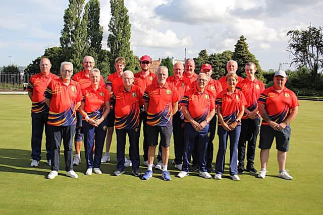 The Lurgan B Team prior to their recent NIBA Junior Cup Final match with Rathfriland at the The Grove, Belfast