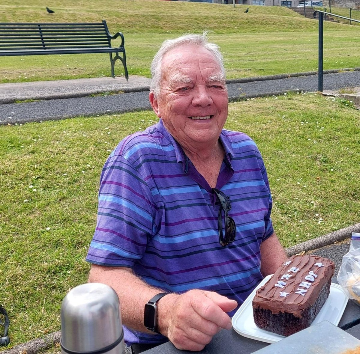Local man John Porter is honoured by the King for his many years of dedicated youth work