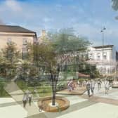 Students were tasked with creating innovative concepts and solutions to transform the town of Carrickfergus.  Image: Queen's University Belfast/Mid and East Antrim Borough Council