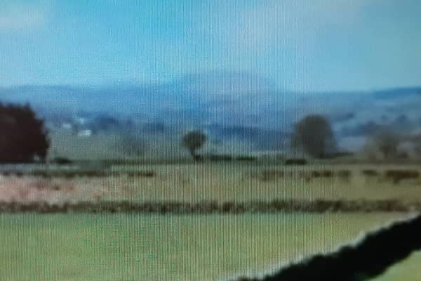 View of the proposed location from Feystown Road.