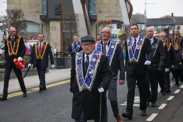 The Parade passed through the City Centre