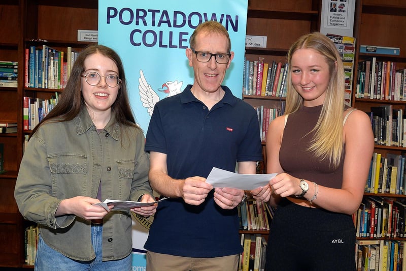 Portadown College students with excellent achievement at A2 Level