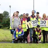 Staff from the McDonald’s Coleraine restaurant, with members from Disability Action NI at the litter pick around the Strand Road. CREDIT DARREN KIDD