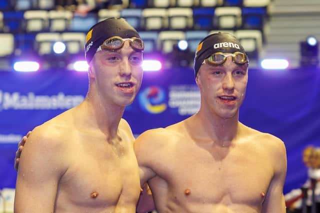 Twin brothers Daniel and Nathan WIffen will both be hoping to shine in the pool at next summer's Olympic Games in Paris.