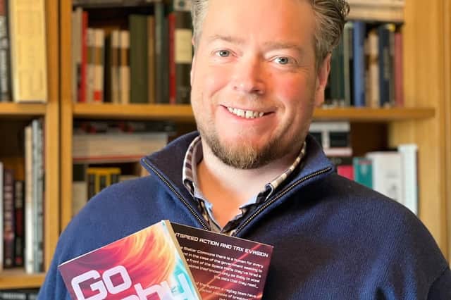 Kyle Spence with his new book 'Go Baby Go' which is now on sale.