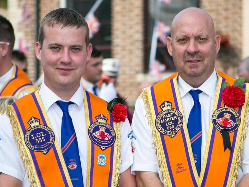 Father and son Simon and Noel Jordan from LOL 553. INCT 29-410-RM