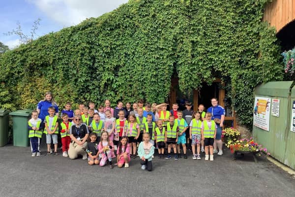 Young people from Resurgam Youth Initiative at Spruce Meadows. Pic credit: Resurgam