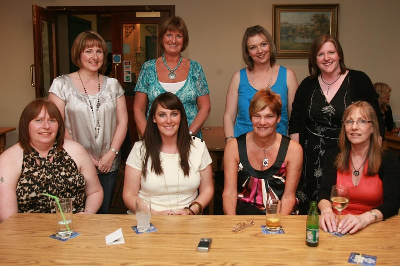 Downshire School teaching staff show their support to the PTA disco held at Carrick Golf Club in 2009. Ct23-053tc