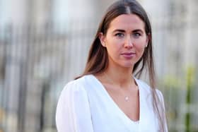 Lagan Valley MLA Sorcha Eastwood speaks out on climate change. Pic credit: Alliance Party