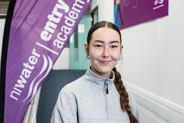 NI Water recently opened its doors to 15 aspiring HR professionals from schools across Northern Ireland, including Rose Lundy from Loreto College, for an immersive hybrid work experience programme. CREDIT NI WATER