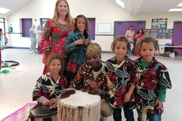 Culture Day visitors were able to experience a bit of the culture from Senegal