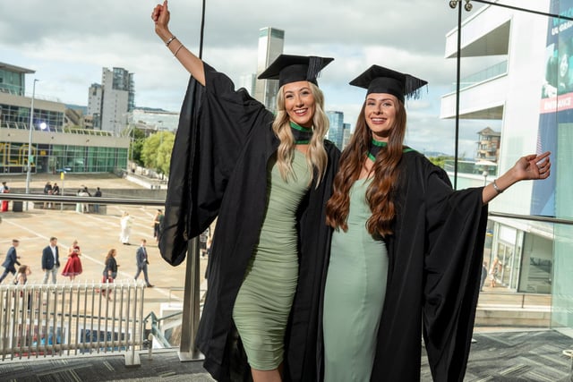 Graduation joy at ICC Belfast.