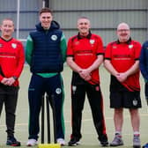Members of Maghera Cricket Club who will be holding a one-day festival of cricket on Saturday, April 6, at Meadowbank Sports Area in Magherafelt. Credit: Submitted