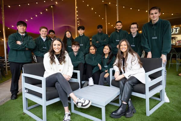 Carla McErlean, Generation Innovation Project Lead, and Judith Camblin, Generation Innovation Programme Manager, pictured with Generation Innovation alumni.
