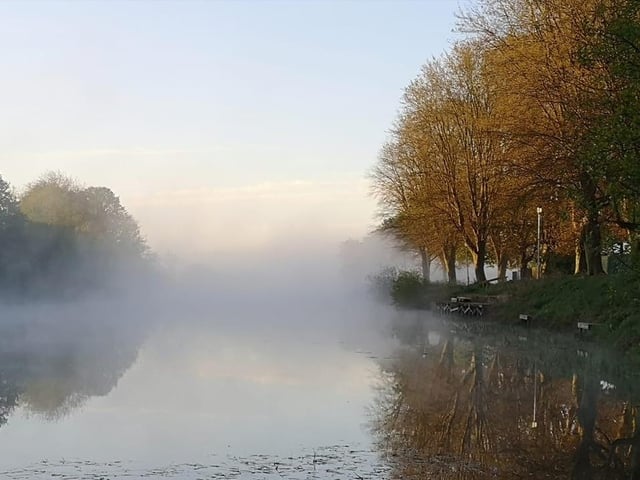 The best view in Tony Bunting's opinion is this one of the River Bann "just catching the mist in the sunrise". It looks like a magical spot.