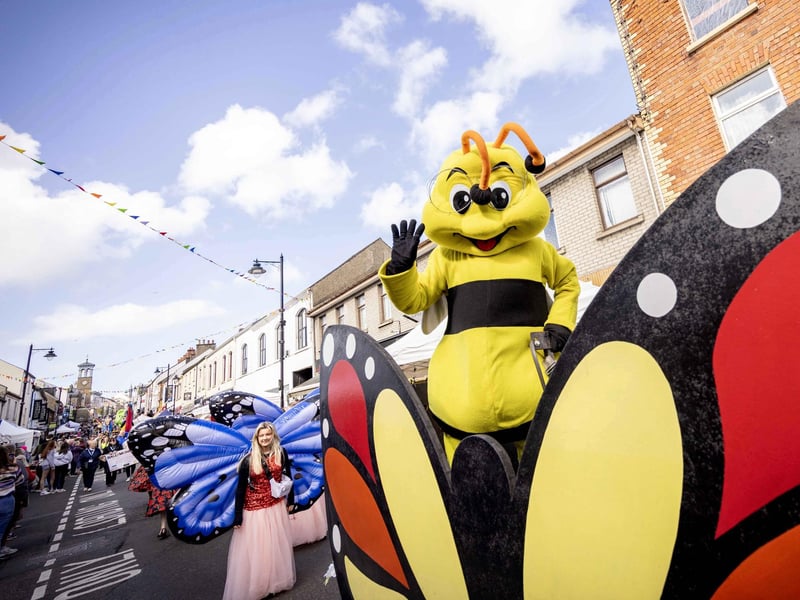 The Spring Fair included a colourful carnival parade.