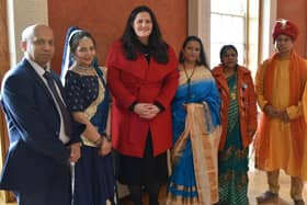 The Rhythms of India event recently held at the Long Gallery at Stormont with MLA Claire Sugden