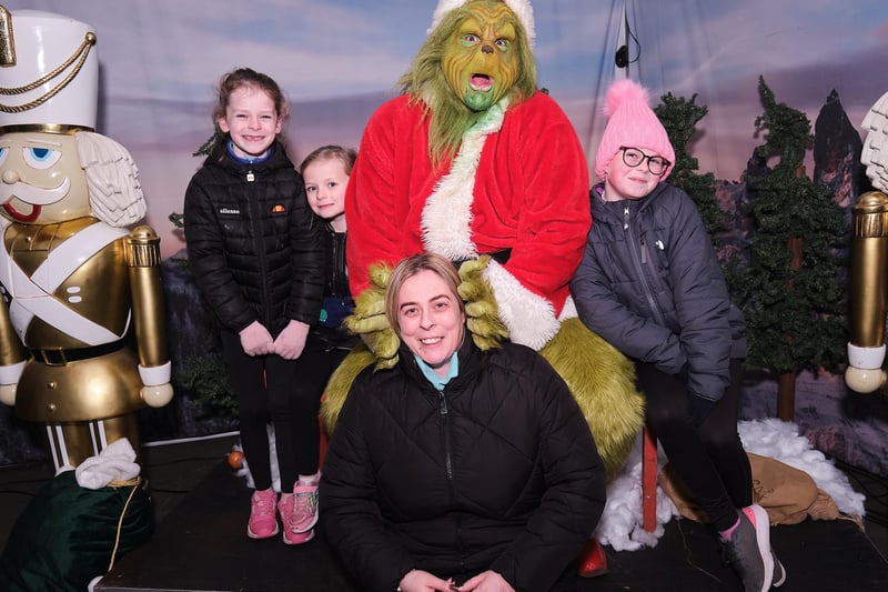Some of those who attended this year’s Christmas Switch on Saturday night in Magherafelt.