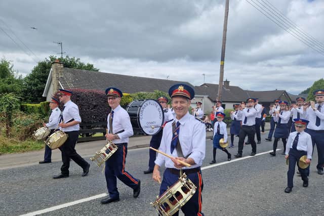 Curran Flute Band on parade at the Twelfth demonstration in Moneymore a few years ago. Credit: Iconic Media Group